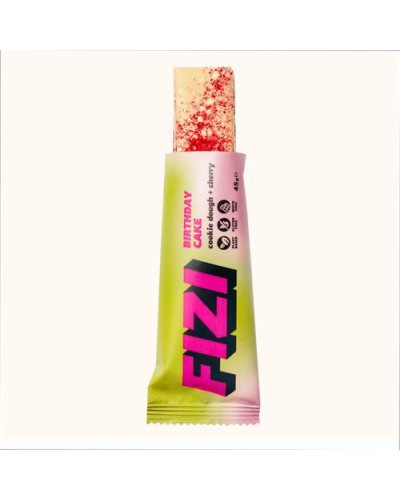 Протеїнові батончики, FIZI Protein Bar Box - 10x45g Cookie Dough + Chery