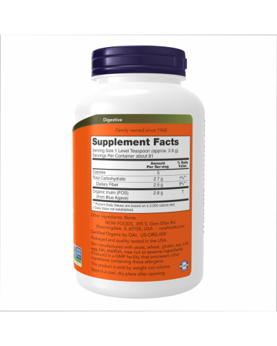Organic Inulin Powder - 227g