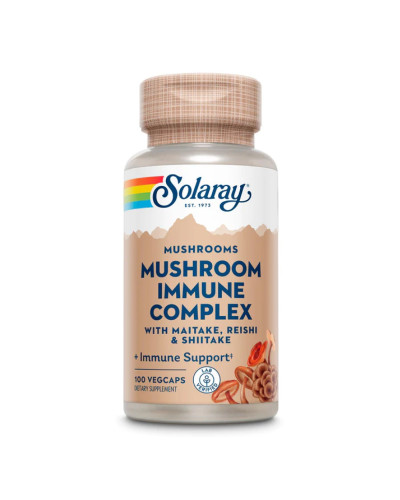 Грибний комплекс для імунітету, Mushroom Immune Complex 600mg - 100 vcaps