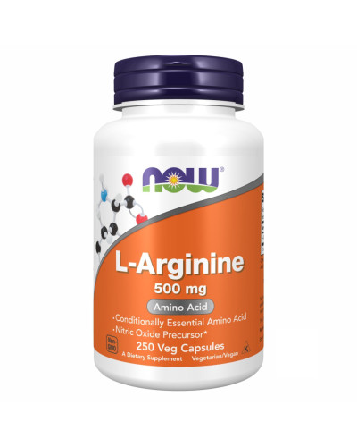 Л Аргінін, Arginine 500mg - 250 vcaps
