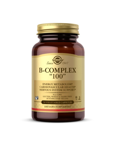 Комплекс вітамінів групи Б, B-Complex "100" - 50 vcaps