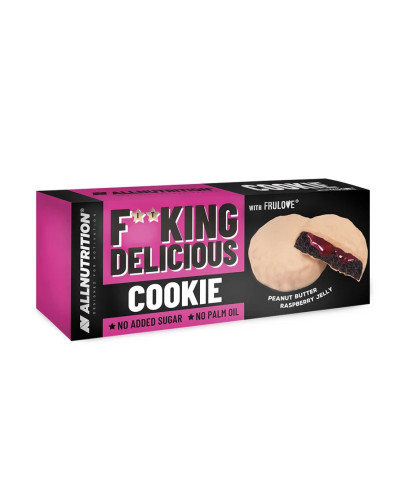 Фітнес печиво, Fitking Delicious Cookie - 128g Peanut Butter Raspberry Jelly