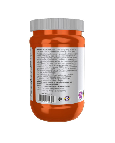 Гороховий протеїн, Pea Protein - 907g Unflavored