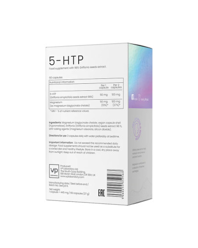 5-HTP (гідрокситриптофан), 5-HTP - 60 caps