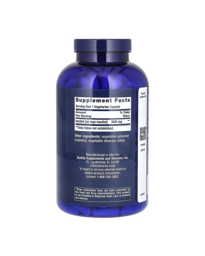 Інозитол, Inositol 1000mg - 360 vcaps