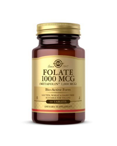 Folate 1000mcg (Metafolin® 1,000 mcg) - 60 tabs