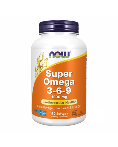 Омега 3-6-9, Super Omega 3-6-9 1200 mg - 180 sgels