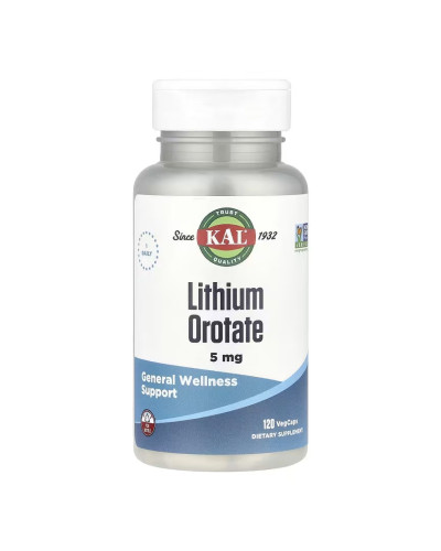 Lithium Orotate 5mg - 120 vcaps