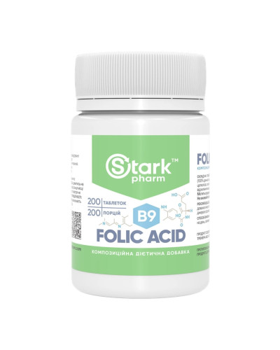 Фолієва кислота, Stark Folic Acid - 200tab