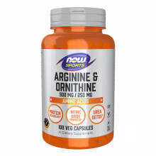 Аргінін та Орнітин, Arginine/Ornithine - 100 vcaps