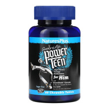 Мультивітаміни для хлопчиків-підлітків, Power Teen His Chewable - 60 tabs