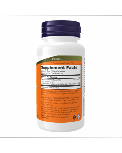 Сахароміцети Буларді, Saccharomyces Boulardii - 60veg caps