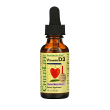 Рідкий Вітамін Д3, Vitamin D3 (Liquid) - 30ml Berry