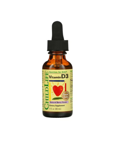 Рідкий Вітамін Д3, Vitamin D3 (Liquid) - 30ml Berry