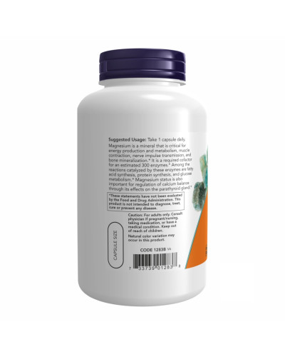 Магній, Magnesium Caps 400mg - 180 vcaps