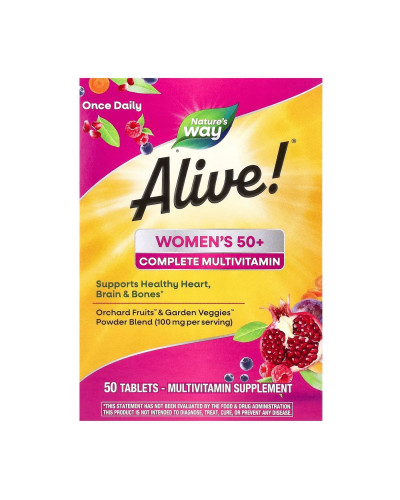 Мультивітаміни для жінок 50+, Women's 50+ Complete Multivitamin - 50 tabs