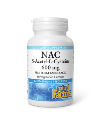 N-Acetyl-L-Cysteine Amino Acid 600mg - 60 vcaps