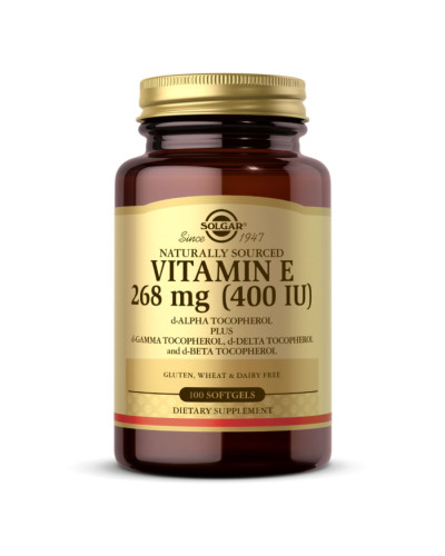 Вітамін Е, Vitamin E 268 mg (400 IU) Mixed - 100 softgels