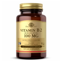 Вітамін В-2, Vitamin B2 100mg (Riboflavin) - 100 Vcaps