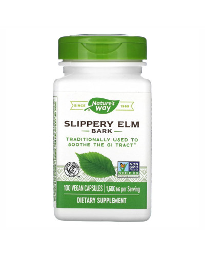 Слизький В'яз, Slippery Elm Bark - 100 vcaps