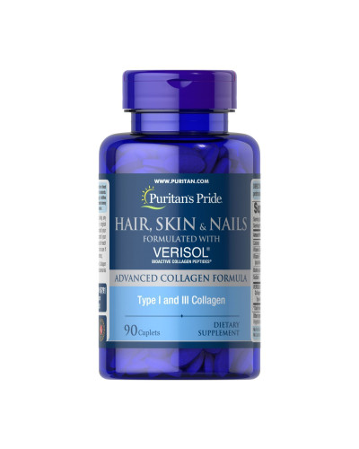 Hair, Skin and Nails formulated with VERISOL® - 90 caps