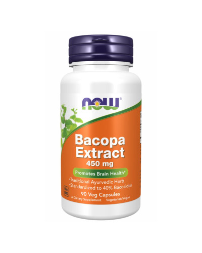 Екстракт Бакопи, Bacopa Extract 450 mg - 90 vcaps