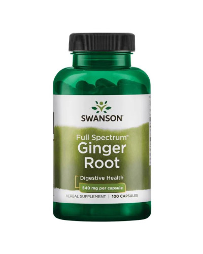 Корінь імбиру, Ginger Root 540mg - 100 caps
