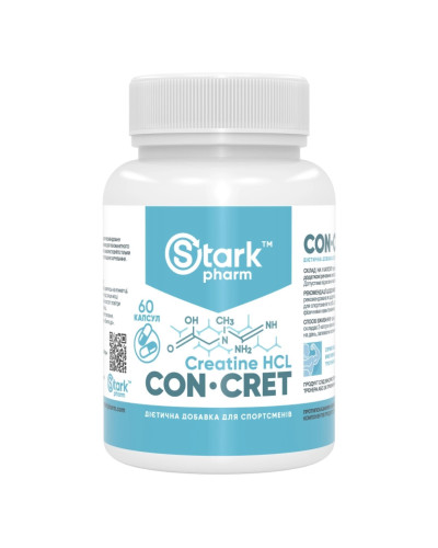 Креатин гідрохлорид, Con-Cret 750mg - 60caps
