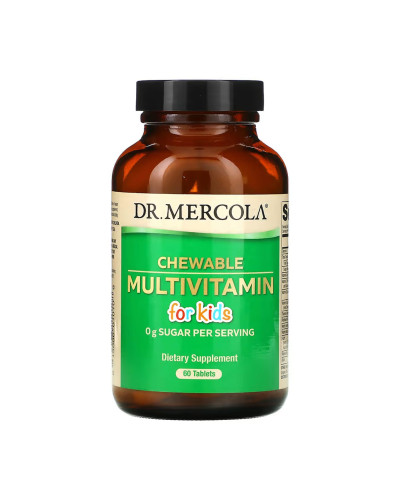 Мультивітаміни для дітей, Chewable Multivitamin for Kids - 60 tabs