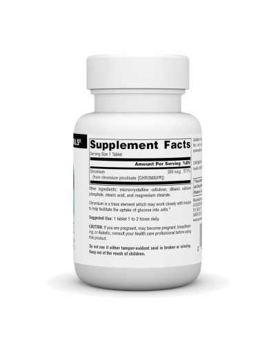 Chromium Picolinate 200 mcg Yeast Free - 60 tabs