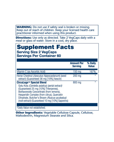 CircuLegs Circulation Support 200mg - 120 vcaps