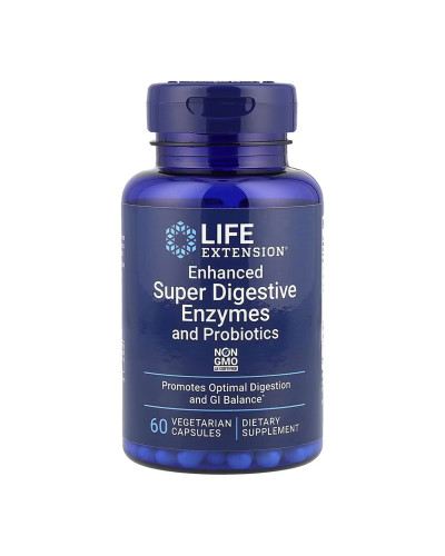 Enhanced Super Digestive Enzymes and Probiotics - 60 vcaps