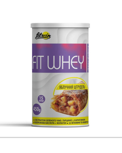 Протеїн, FitWhey - 450g Apple Strudel