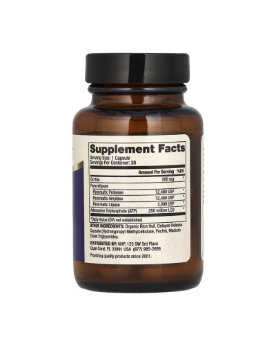 Ферменти жовчного міхура, Gallbladder Enzymes - 30 caps
