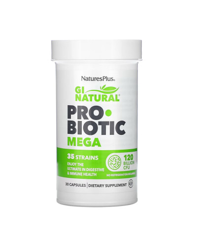 Пробіотики для травлення, Gi Natural Probiotic Mega - 30 caps