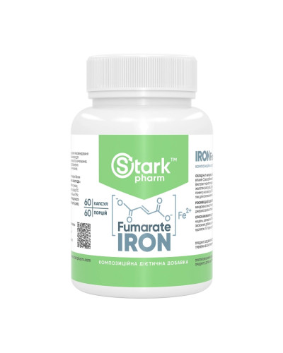 Залізо фумарат, Iron Fumarate 50mg - 60 caps