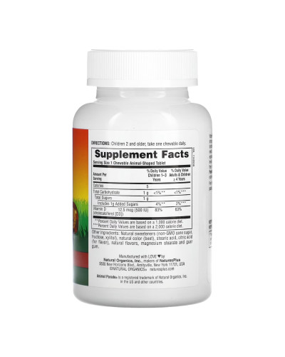 Kids Vit D3 Chewable 500 IU - 90 tabs (Пошкоджена банка)