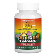 Kids Vit D3 Chewable 500 IU - 90 tabs (Пошкоджена банка)