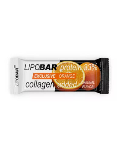 Протеїновий батончик, Lipobar Exclusive - 50g Orange
