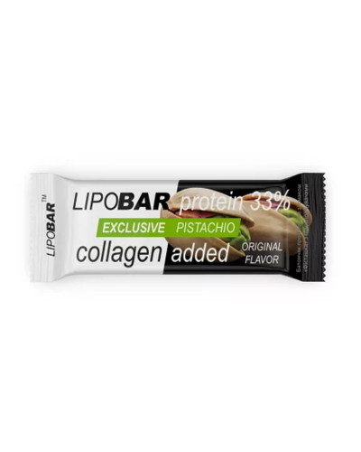 Протеїновий батончик, Lipobar Exclusive - 50g Pistachio