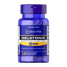Мелатонін, Melatonin 5mg - 120 tabs