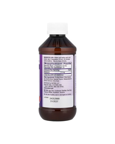Melatonin Liquid 2.5mg - 237 ml