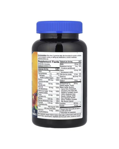 Мультивітаміни для чоловіків, Men's Premium Gummy Multivitamin - 75 gummies