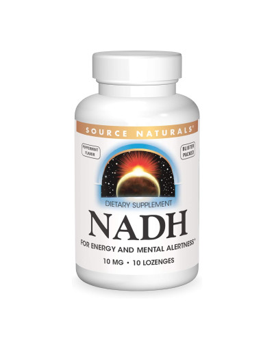 NADH 10mg Peppermint - 10 lozenges (Пошкоджена пломба)