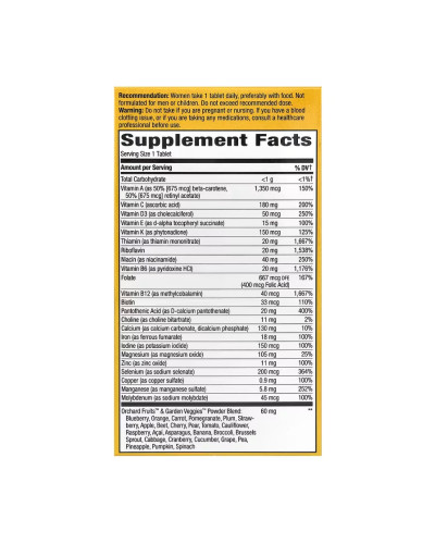Once Daily Women Ultra Multivitamin- 60 tabs (До 08.26)