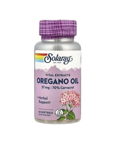 Oregano Oil 70% Carvacrol - 60 softgels