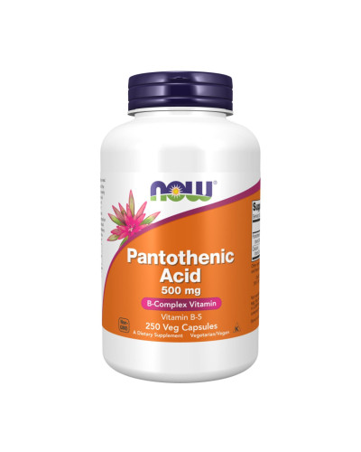 Пантотенова кислота, Pantothenic Acid 500 mg - 250 vcaps