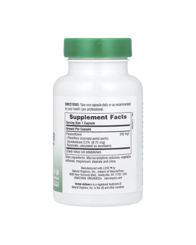 Passion Flower 250 mg - 60 vcaps