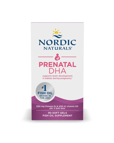 Омега-3 для вагітних, Prenatal DHA - 90 softgels Unflavored