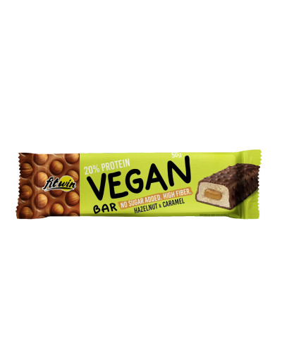 Vegan Bar - 12x50g Hazelnut & Caramel